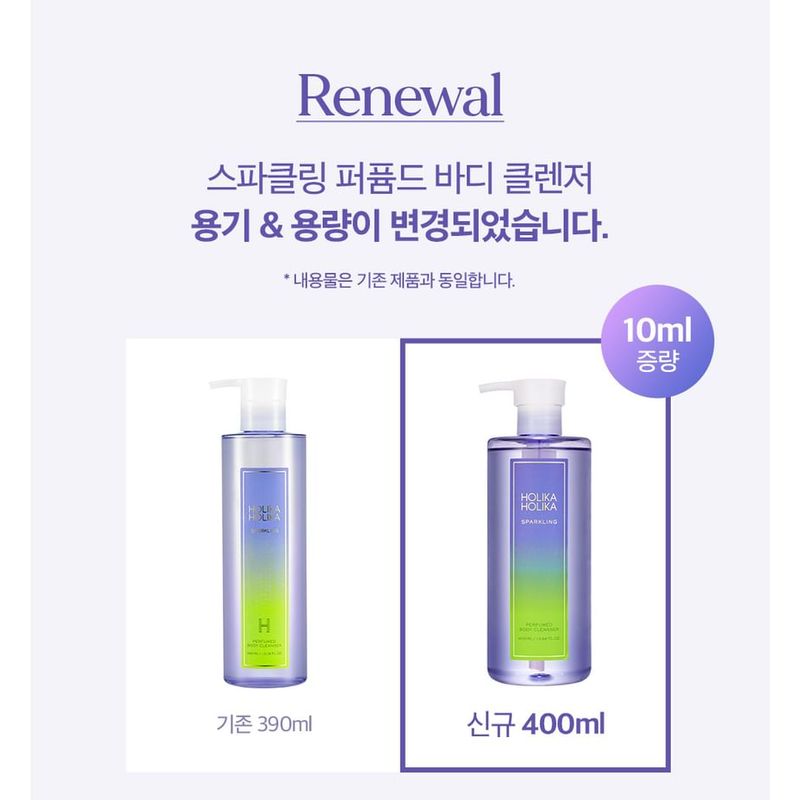 HOLIKA HOLIKA - Sparkling Perfumed Body Cleanser