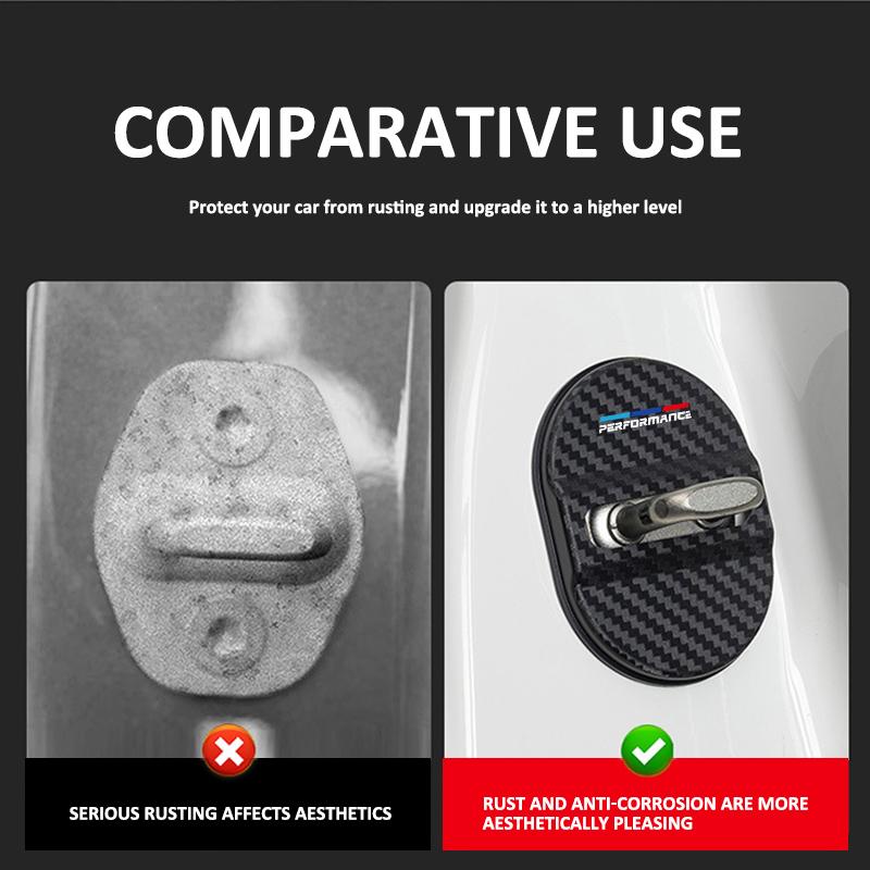 Car Door Lock Buckle Stabilizer Eliminate Abnormal Noise Gap For BMW Performance E91 X5 E70 F11 E30 F31 X3 F25 F32 x7 E222