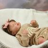 Куклы Reborn Bebe Loulou Newborn, спящий младенец, расписанный вручную, реалистичная 3D-кожа с видимыми венами, игрушка-кукла