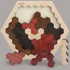 Interactive Wooden Geometry Puzzle Toys Pattern Cognitive Jigsaw Puzzle Board  Kindergarten Kids