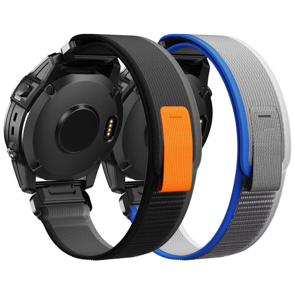 22 мм 26 мм Нейлоновый ремешок для Garmin Epix Pro 51 мм 47 мм Mk2i/Mk1 Enduro MARQ Gen 2 Наружный холщовый Trail Loop Плетеные быстросъемные ремешки