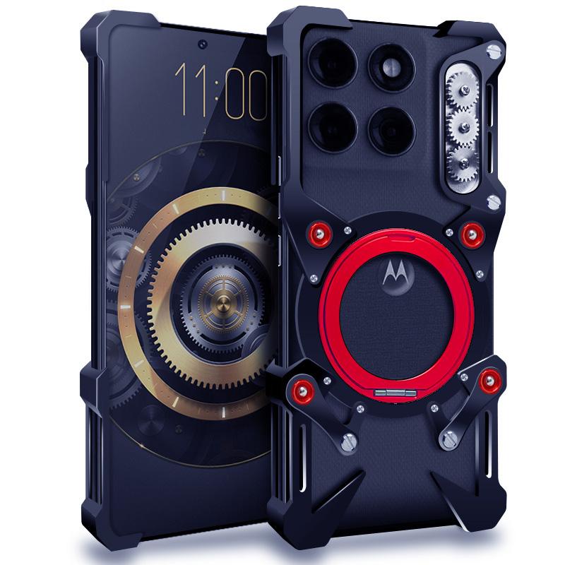 Luxury New Thor Heavy Duty Armor Metal Aluminum Phone Case For Motorola G17 G06 G85 G56 G84 G86 Power Cover Fundas Coques Bumper