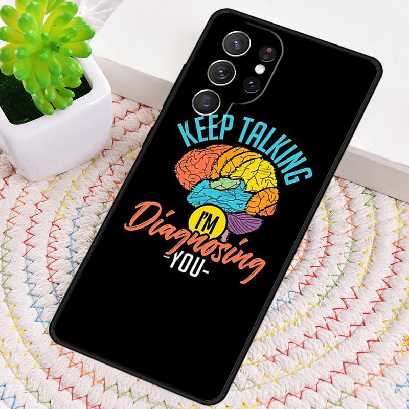 Потрясающий Чехол для Телефона Психолог Профессия Психология для Samsung Galaxy note 10 pro S26 Ultra S23 S24 FE S25 S21 S22 PLUS