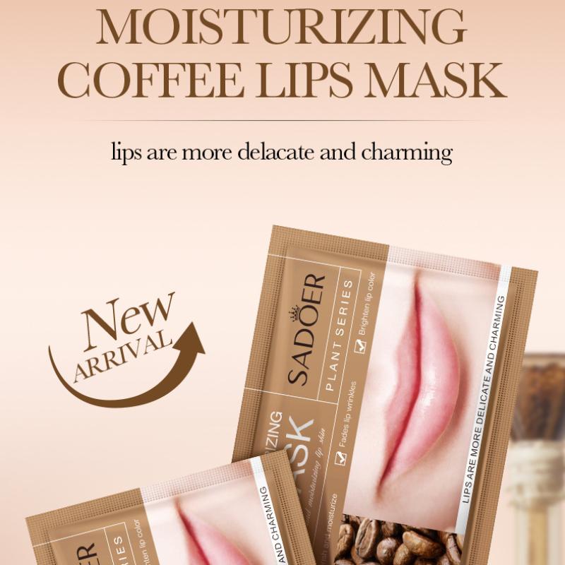 Маска для губ 8 г SADOER Collagen Plant Lip Mask Fading Lip Pattern Pack