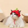 Refined Pet Headwear Cute Knitted Hat Fashion Cat Accessories
