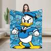 Daisy Duck and Donald   Blanket  Super Warm Print Plush Throw Blanket For Kids Couch Chair Flannel Bedspread Bed Cover