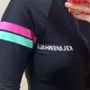 Fruitry Женский комплект рашгард M 2XL Облегающий цельный купальник на молнии