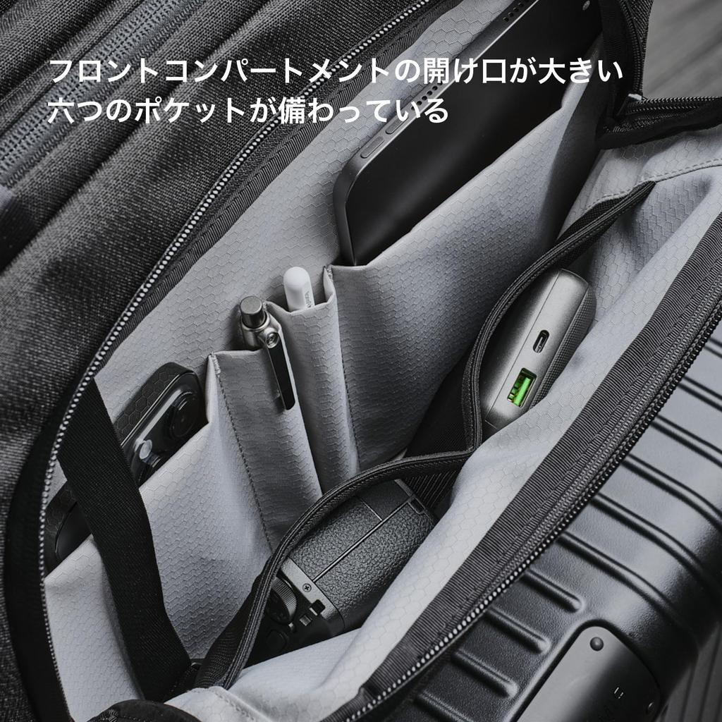 ALPAKA Bravo Tote Bag with 16-inch Laptop & Tablet Sleeve, Exterior Water Bottle Pocket, and Carry-on Strap for Business, Everyday Use, and Travel