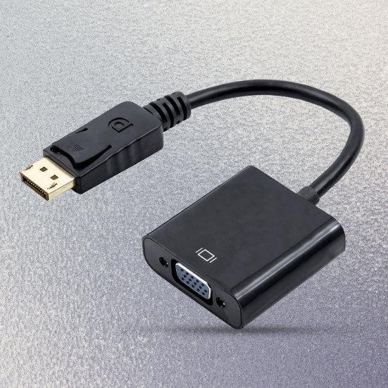 Адаптер Display Port DP VGA гнездо-штекер кабель-конвертер для ПК проектора