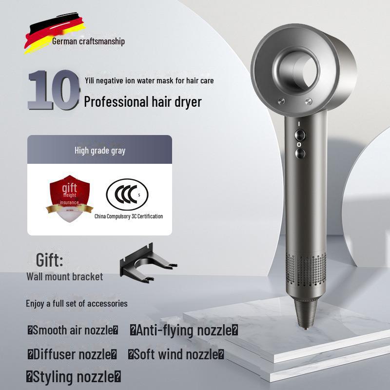 Высокоскоростной фен без листьев 110 В, соответствующий стандартам США и Японии, для домашнего использования, оснащен технологией отрицательных ионов