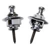 Замки для ремня Parksons Metal Strap Lock Pins для гитары и бас-гитары, Набор из 2 шт., Хром, PSL-700C
