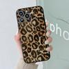 Чехол для телефона в стиле легкой роскоши с леопардовым принтом для iPhone 16 15 14 13 12 11 Pro XS Max X XR 7 8 SE Эстетичный Милый Ударопрочный Чехол