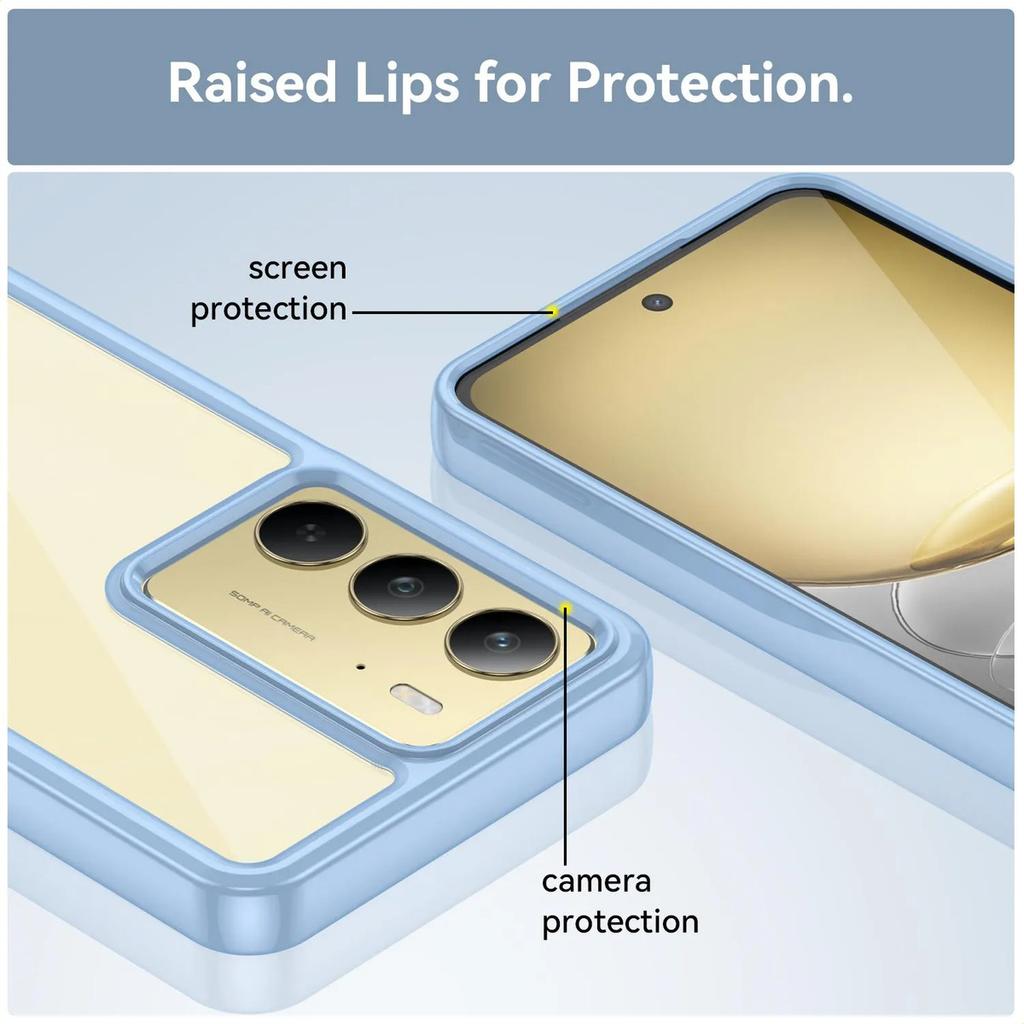 Phone Case For Oppo Realme C75 , Clear Transparent Phone Case Cover For Oppo Realme C75