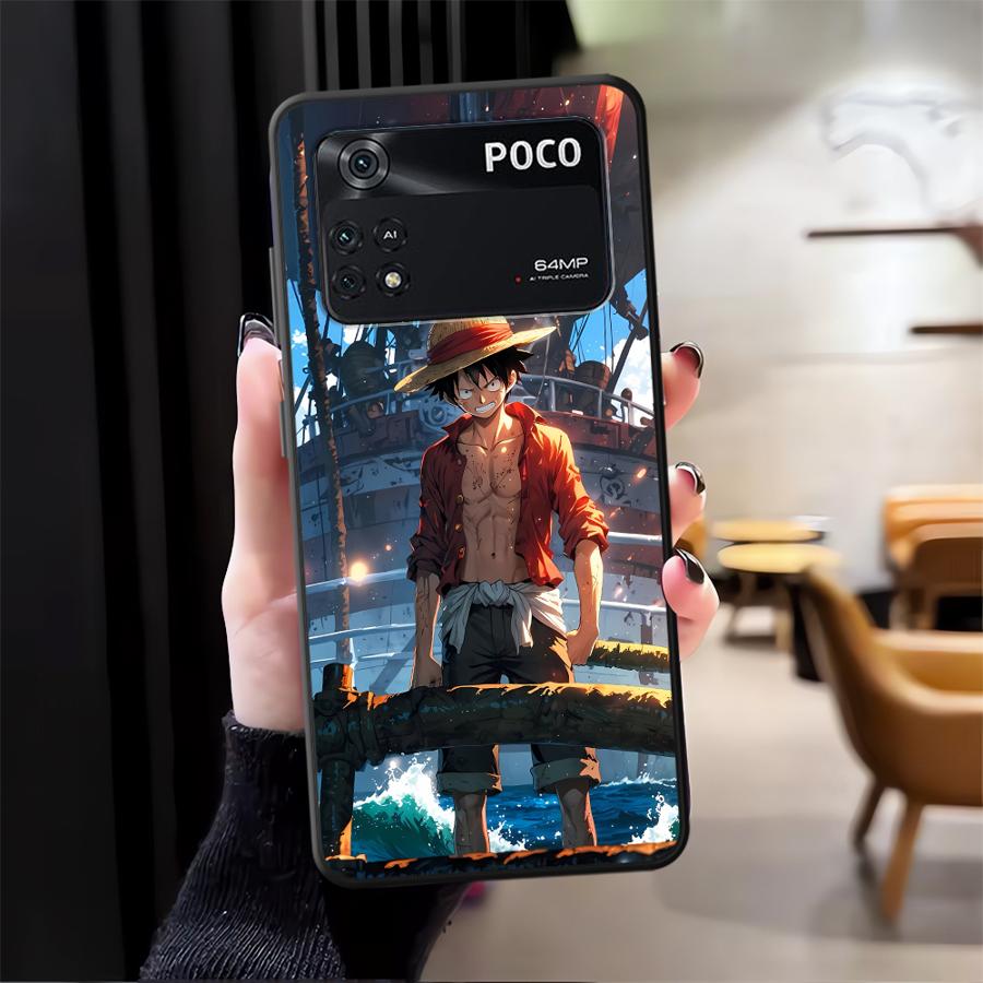 Чехол Luffy из One Piece для Xiaomi Poco C51 F3 F4 F5 M5 C50 C65 M3 M4 Pro X3 X4 X5 Чехол для телефона Funda