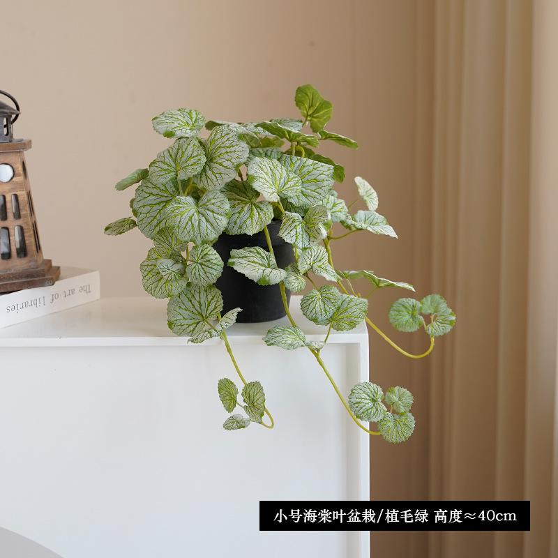 New Amazon hot-selling simulated green plants potted plants, European fresh home ornaments factory decorative green plants