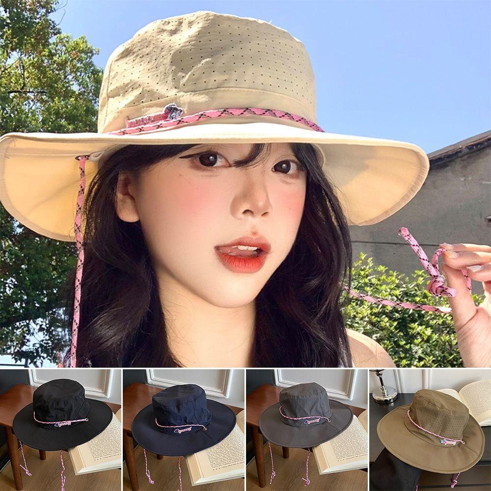 Sunscreen Fishing Caps Sun Protection Bucket Hats New Bucket Hat  For Outdoor Camping