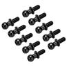 10pcs Metal Ball Head Screw Link Rod Shock Absorber End for Tamiya TT01 TT02 RC Car