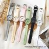 Milk Tea Analog Watch for Female High School Students - Youthful, Skin-Brightening Design Perfect for Class Time.