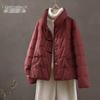 Women's Retro Stand-Collar 90% Duck Down Jacket