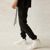 Fear of God Essentials Флисовые трикотажные спортивные штаны на шнурке SS21 Унисекс Низ Черный FOG-SS21-562