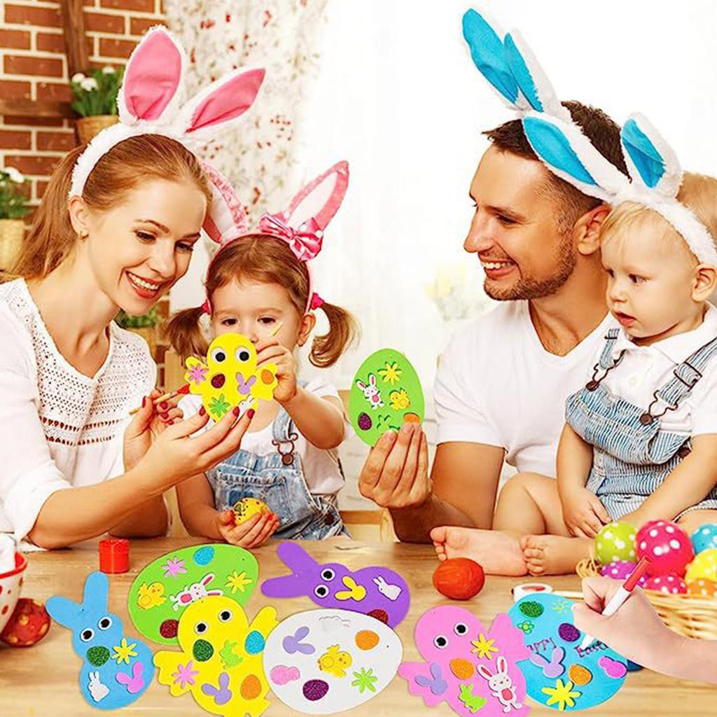 Easter Foam Sticker Set Decoration Easter Handmade Set Suitable For Children's Home And Back To School Gifts