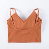 Breathable Sports Bra Shockproof Crop Top Anti-sweat Fitness Top Women Seamless Yoga Bra Push Up Sport Top Gym Workout Top