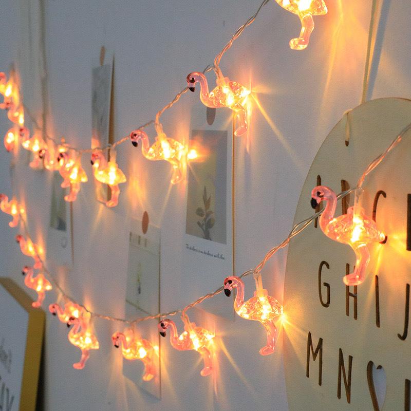 Летняя Гавайи Гирлянда Огоньки Ананас Фламинго Кокосовая Пальма Гирлянды Тропические Фрукты Огоньки Детский Гавайский Декор для Вечеринки по Случаю Дня Рождения