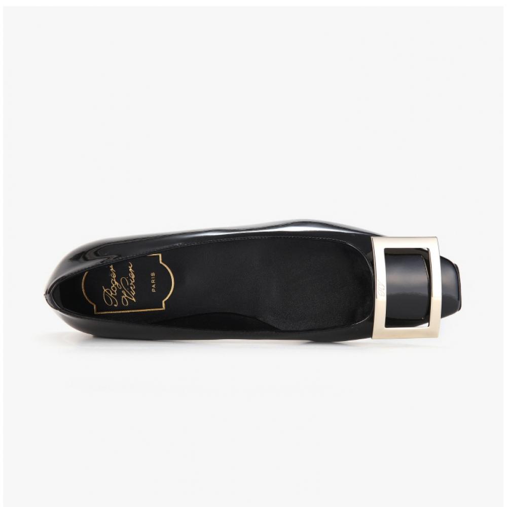 Roger Vivier Ballerina Flats Trumpet Metal Buckle D1p B999