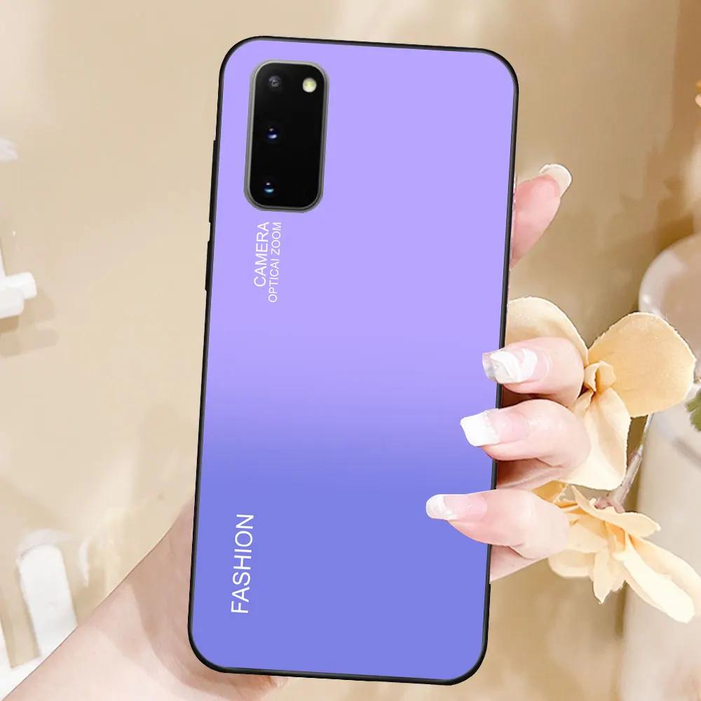 Чехол для Samsung S20 Чехол S20 Plus Ultra S20Lite ТПУ Мягкий Силикон Модный Телефон Funda Для Samsung Galaxy S20FE Чехол Обложка Capa