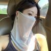 Quick Drying Sun Protection Mask Breathable Sunscreen Veil Sun Protection Scarf  for Sun Protection