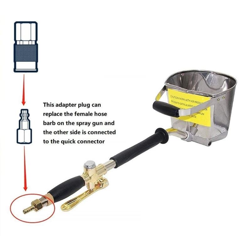 652F Пневматический распылитель цементного раствора Специальная машина-распылитель для шпатлевки для крыши