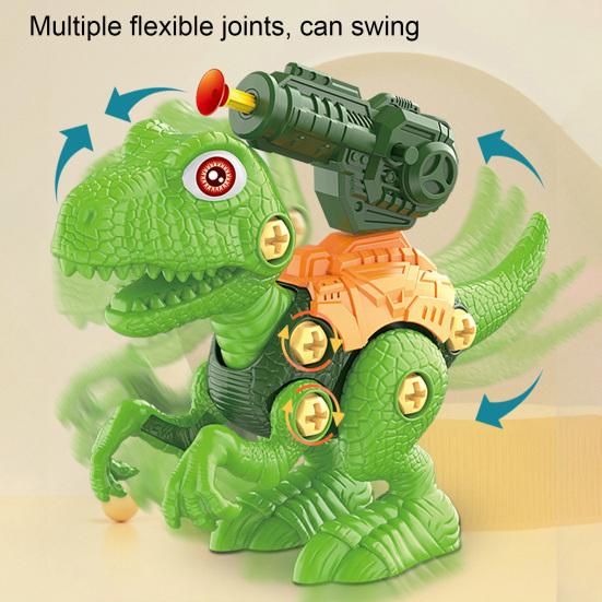 1 набор для обучения навыкам взаимодействия родителей и детей, экологичный, с отверткой, для детей, сделай сам, собирай модель динозавра, игрушки, собранные игрушки