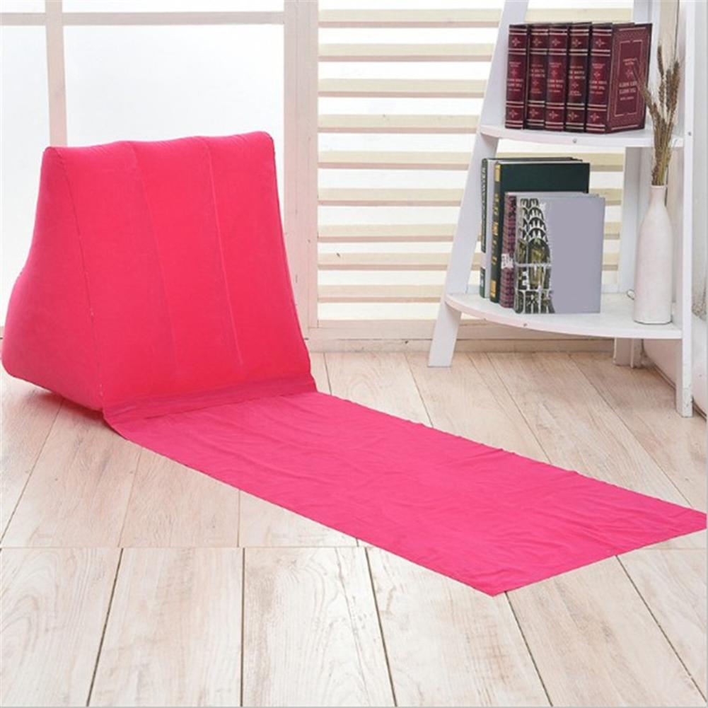 Легкий надувной пляжный коврик из ПВХ, туристическое кресло-шезлонг, подушка для спины, треугольная подушка, подушка для сна на солнце