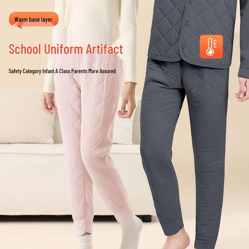 Fengxun Унисекс 100% Шерсть Толстые Термобрюки