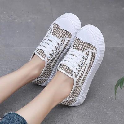 Модная летняя парусиновая обувь для женщин Предложения в продаже Новинка Легкая вулканизированная обувь Корейский дизайнер Роскошная Оригинальная женская обувь Распродажа 39