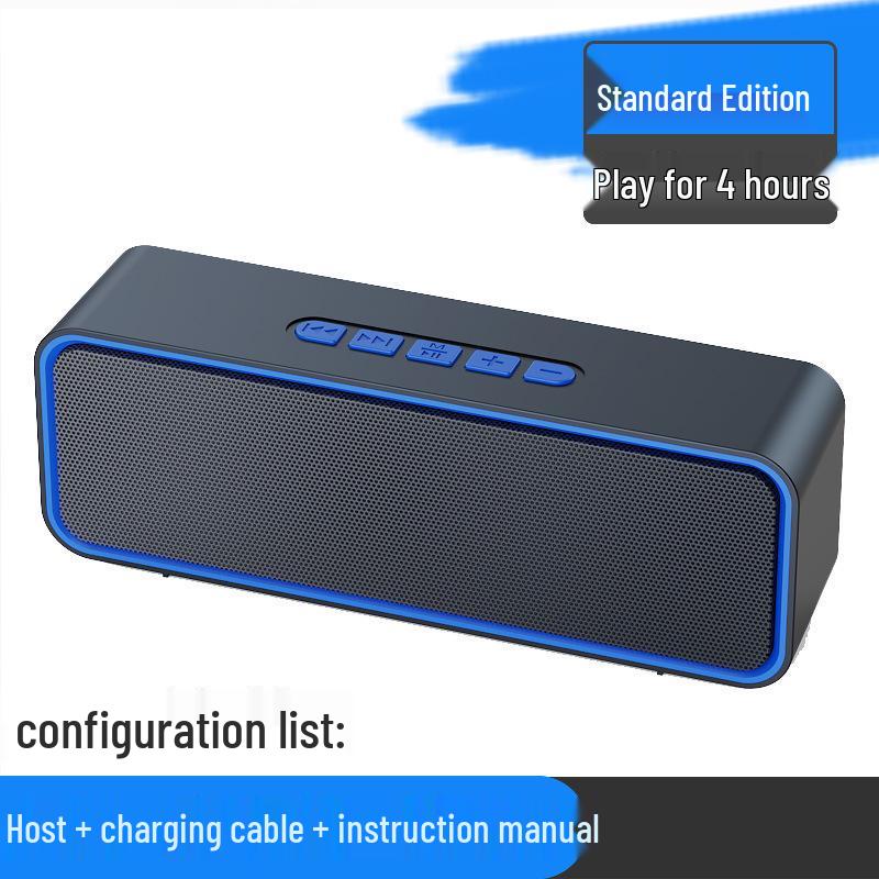 Портативная многофункциональная Bluetooth-колонка с сабвуфером