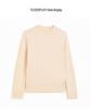 2024 Autumn/Winter Korean Style Women's Cashmere Knit Pullover with Half-High Collar