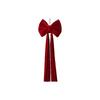 Christmas Bow Large Red Velvet Style Christmas Tree Ornament Festive Holiday Home Decor Gift Christmas Party Accessory