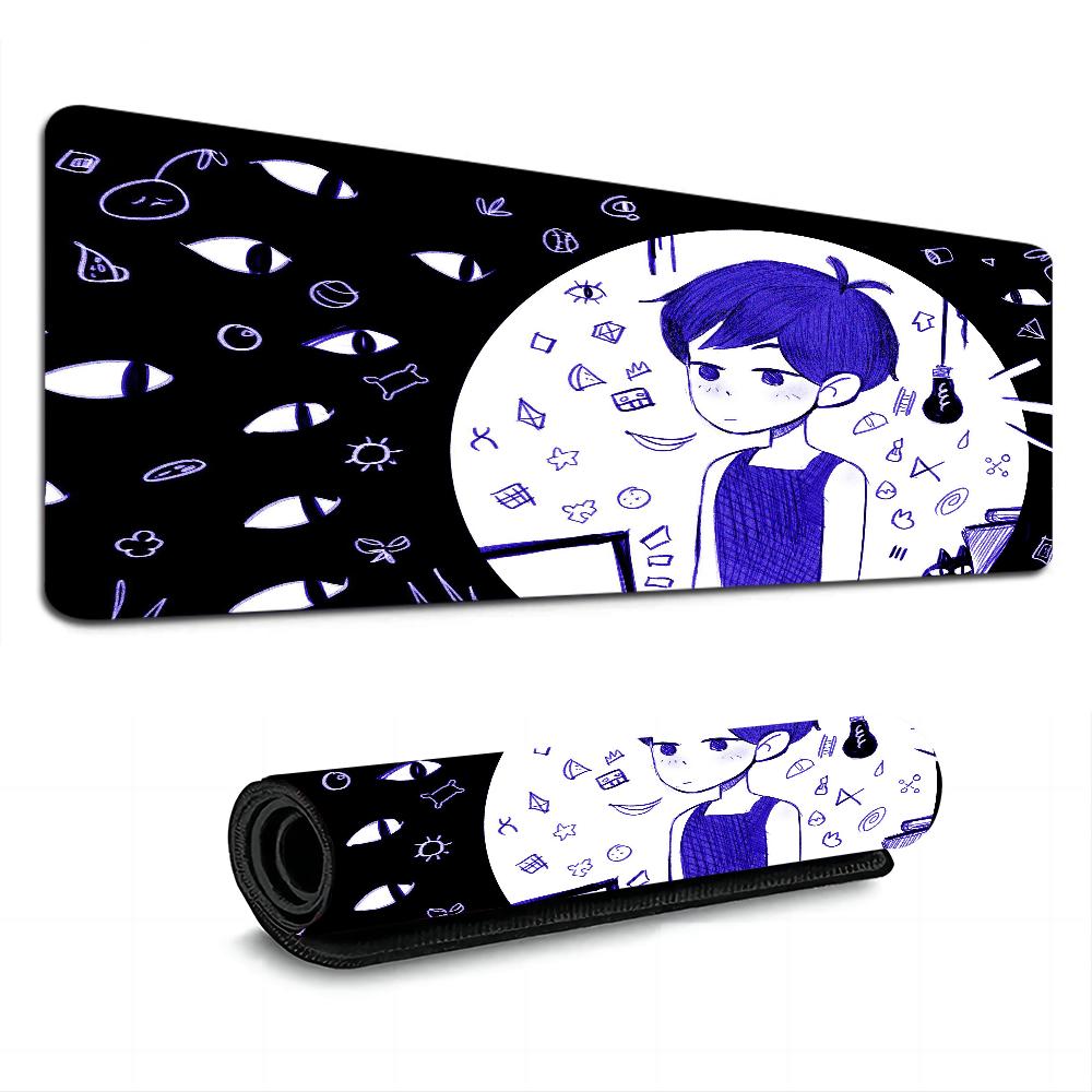 Коврик для мыши Omori Новый Резиновый Коврик для мыши Прочный Настольный коврик для мыши Размер Для игровой клавиатуры Коврик для геймера