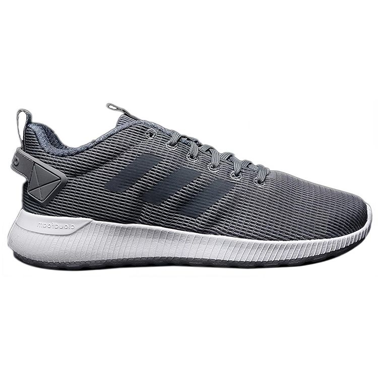 Adidas Neo Lite Racer Удобные Универсальные Амортизирующие Низкие Повседневные Кроссовки Унисекс Серые FW9708