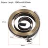 Drill Press Return Spring Quill Spring Feed Return Coil Spring Assembly Blackening Expand Length 680-1800mm Spring OD 34-66mm