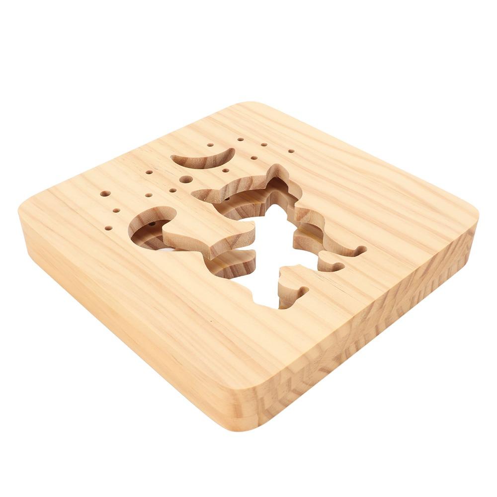 LED Light 3D Wood Light Warm White Lamp Wooden Night Lights Cat 3D Wood Light  Living Room Decor