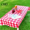Outdoor Picnic Tablecloth Plaid Disposable Waterproof Checkered Table Cover for Camping Barbecue Parties