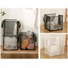 Square Laundry Basket Foldable Storage Basket New Mesh Basket