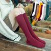 Autumn Women Thermal Cotton Knitting Knee High Long Socks Stockings Japan Style for School Student Girls JK Thigh High Stockings