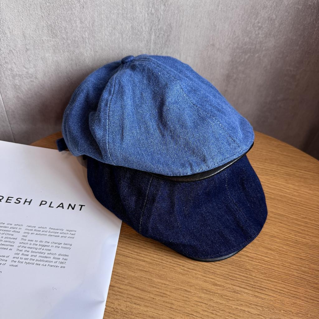 Denim Cotton Baseball Cap With Sun Protection Breathability For Casual Wear