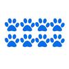 Cute Cat Paw Footprint Reflective Car-Styling Vehicle Decals Sticker Decoration Auto Stickers