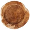 Fruit Bowl JEPARA Ø 30 cm Solid Wood Teak Round Teak Brown