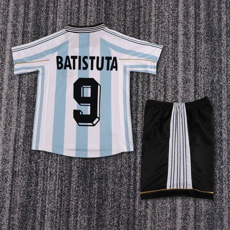 Vintage National Team Retro Football Jerseys Kids Classic Sports Training Shirts