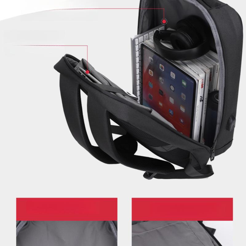 Деловой мужской рюкзак Высококлассный модный дорожный женский рюкзак Водонепроницаемая сумка для ноутбука Для поездок на работу Легкий школьный рюкзак